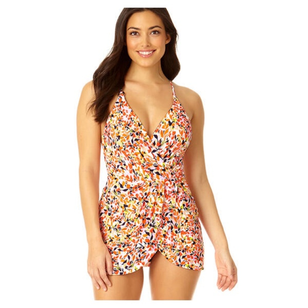 Women's Multicolor Swim Dress